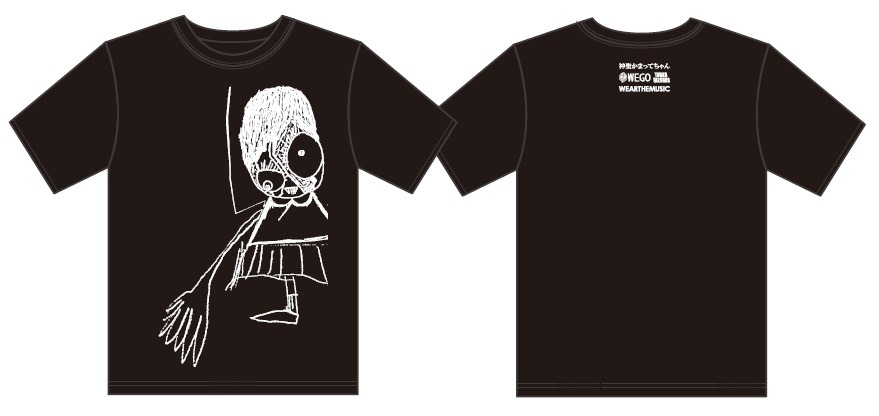 「神聖かまってちゃん×WEGO×WEARTHEMUSICトリプルコラボTee」TOWER RECORDS ver.