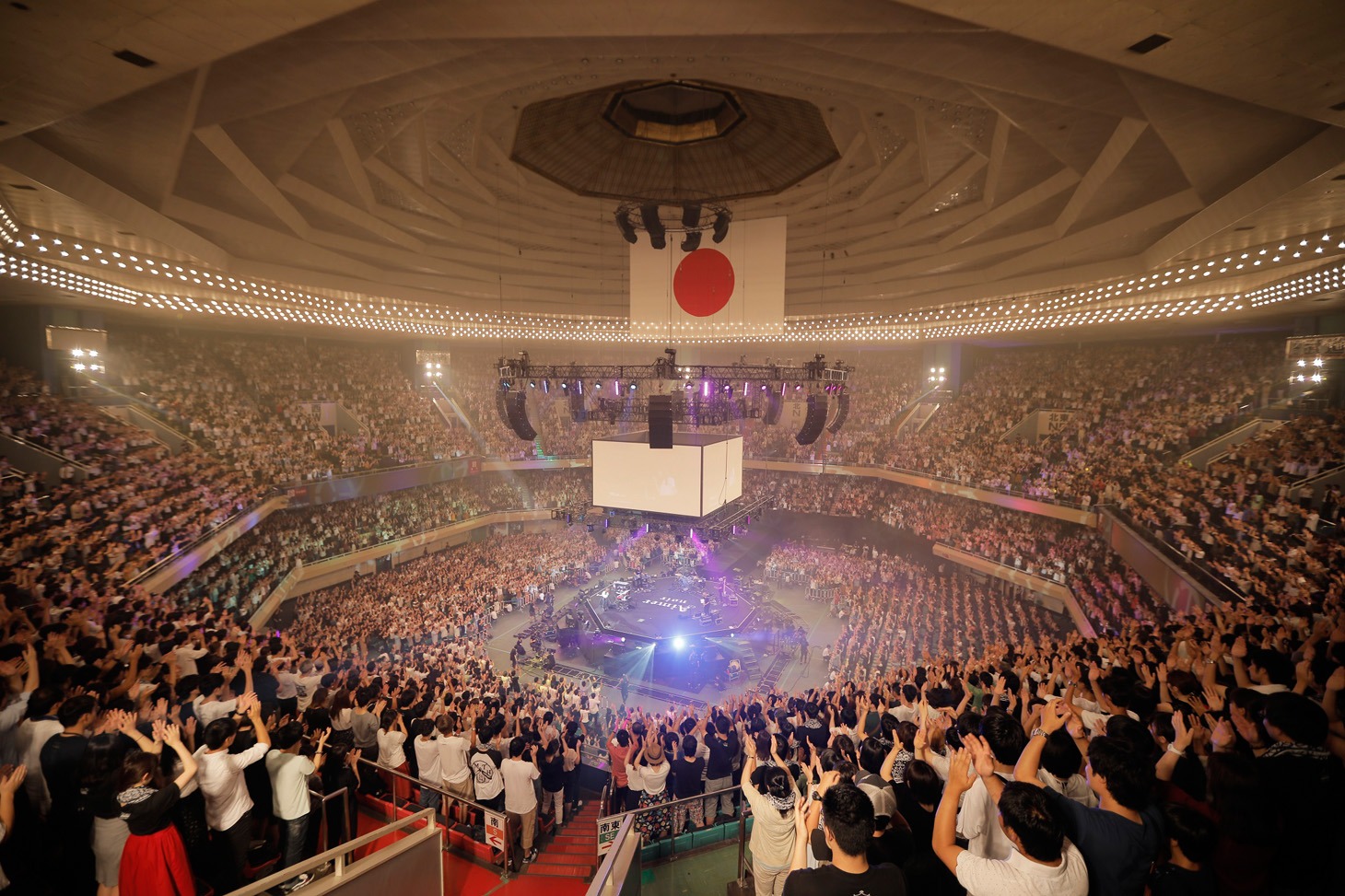 Aimer「Aimer Live in 武道館 “blanc et noir”」の様子。（Photo by Taku Fujii）