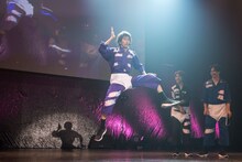 高めのホホホイを披露するリョウガ。