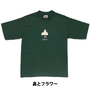 「鼻とフラワー」Tシャツ