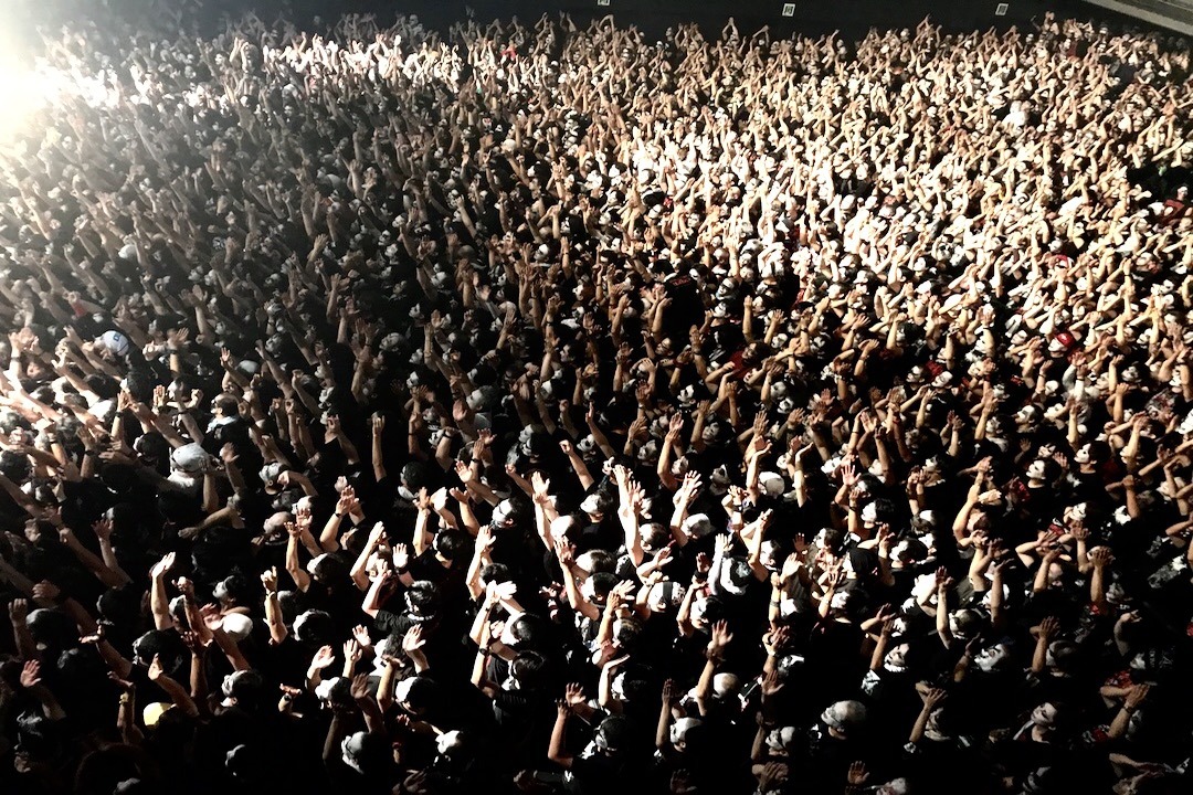 「BABYMETAL 5大キツネ祭り in JAPAN 白キツネ祭り」大阪・Zepp Osaka Bayside公演の様子。（Photo by Taku Fujii）