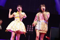 左から宮崎理奈（SUPER☆GiRLS）、京佳（夢みるアドレセンス）。