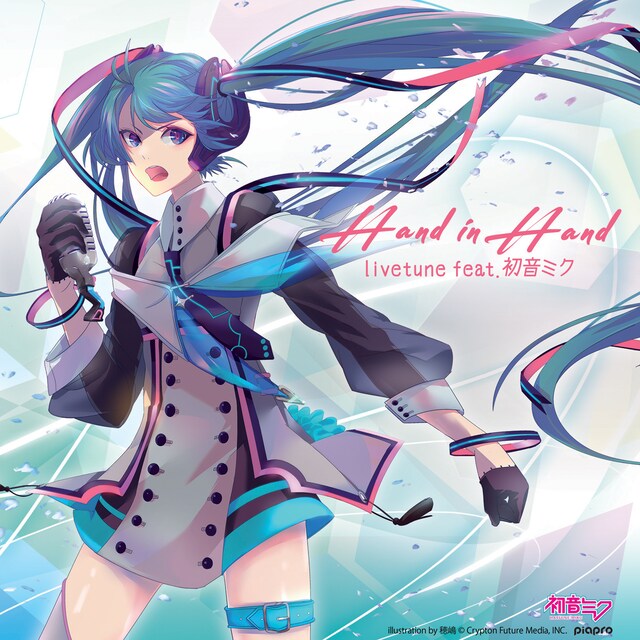 livetune feat. 初音ミク「Hand in Hand」配信ジャケット
