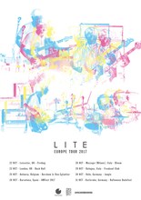 「LITE “Cubic” Europe tour 2017」フライヤー