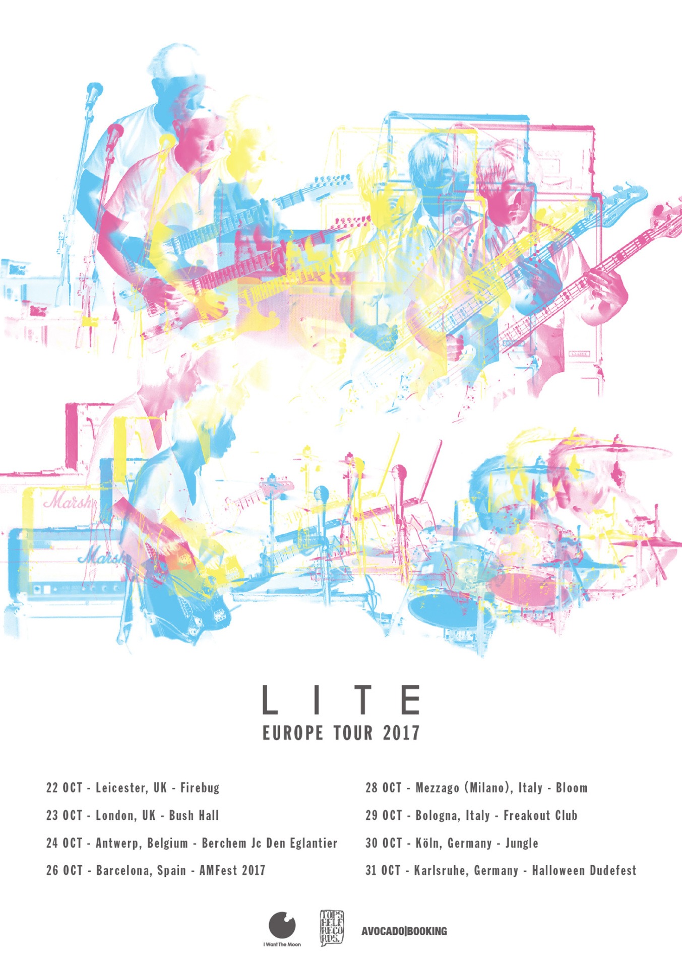 「LITE “Cubic” Europe tour 2017」フライヤー
