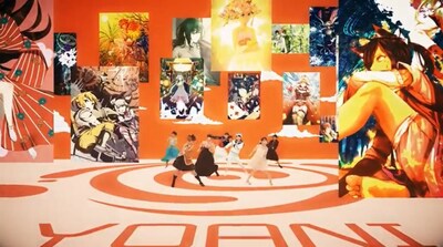 YOANI 1年C組「IZA!」MVのワンシーン。