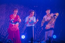 左からユーキ、eyeron、ユースケ。