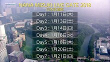 水樹奈々「NANA MIZUKI LIVE GATE 2018」公演スケジュール