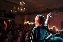 tricot「tricot Europe Tour 2017」イギリス・ロンドン・Bush Hall公演の様子。