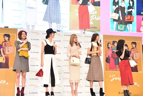 「& chouette」CM撮影時のエピソードを語るE-girlsメンバー。