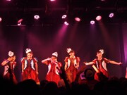 「ばってん少女隊の、田舎娘2nd~カユい所まで手を届け鯛ツアー」愛知・名古屋CLUB QUATTRO公演の様子。