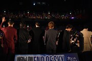 映画「HiGH&LOW THE MOVIE 2 / END OF SKY」大ヒット御礼舞台挨拶の様子。