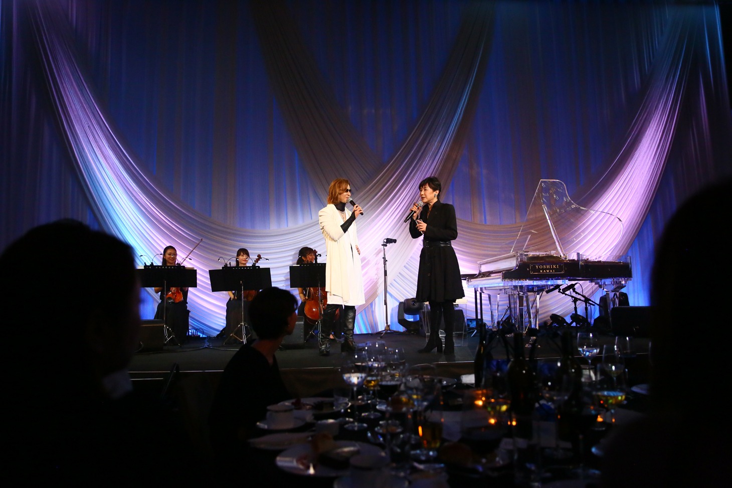 「EVENING WITH YOSHIKI 2017」の様子。