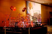 「EVENING WITH YOSHIKI 2017」で展示されたクリスタルドラム。