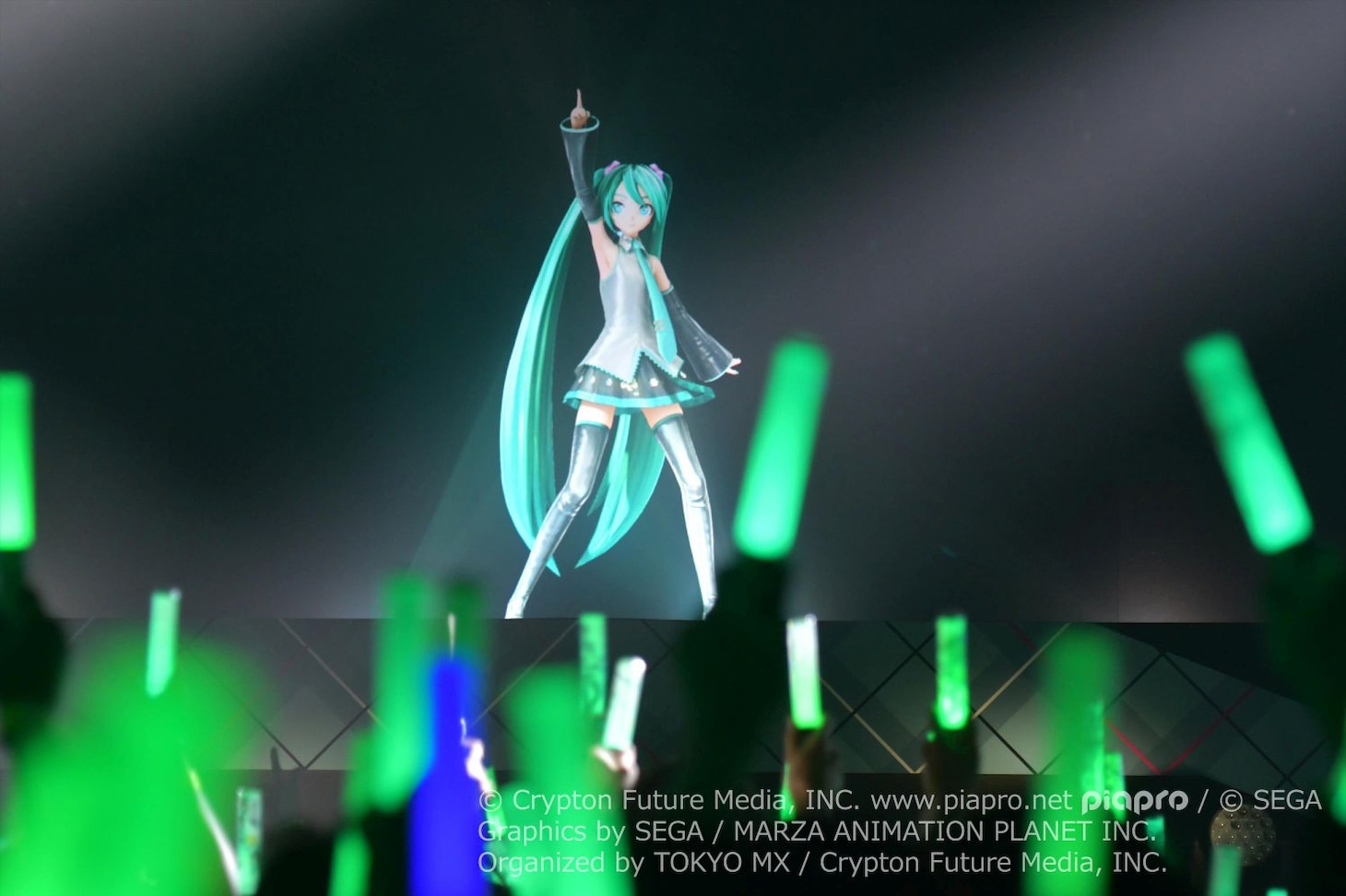 「初音ミク『マジカルミライ 2017』」の様子。