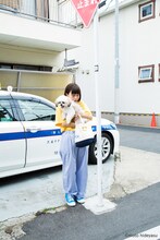 吉澤嘉代子とモコゾウ。