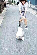 吉澤嘉代子とモコゾウ。