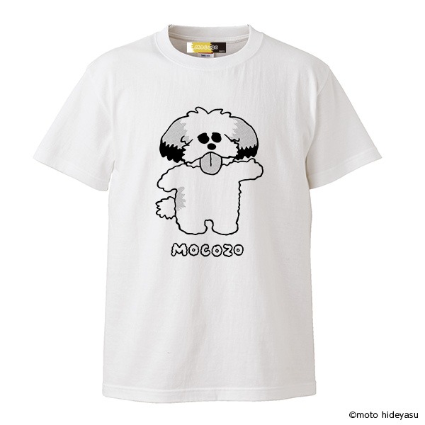 モコゾウ プリントTシャツ（ホワイト）