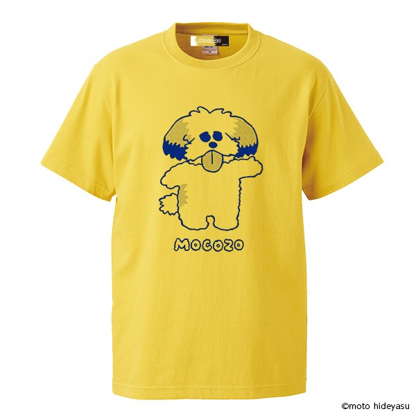 モコゾウ プリントTシャツ（イエロー）