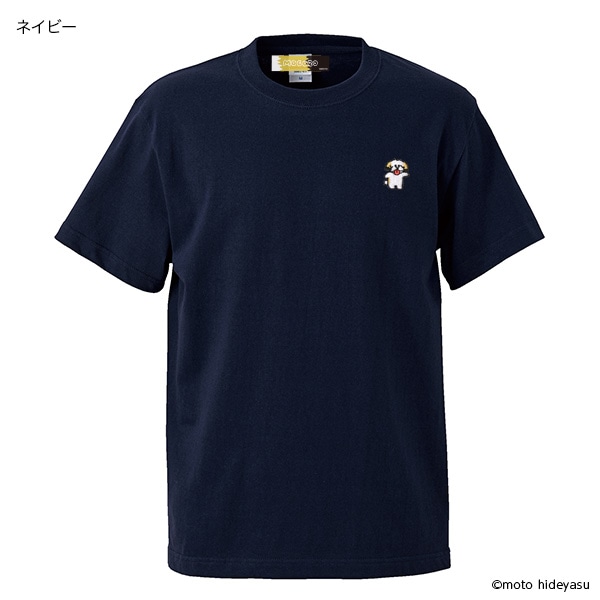 モコゾウ 刺繍Tシャツ（ネイビー）