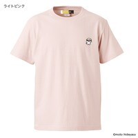 モコゾウ 刺繍Tシャツ（ライトピンク）
