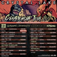 Crystal Lake「CHAMPIONSHIP TOUR 2017」フライヤー