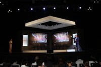 「LIVE DAM STADIUM STAGE商品発表会」の様子。