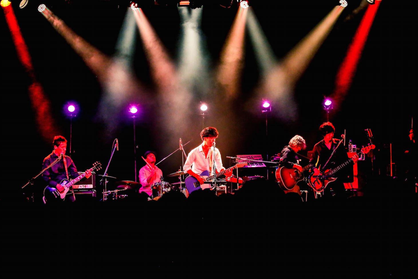 GRAPEVINE「『ROADSIDE PROPHET』リリースパーティ」の様子。（撮影：日吉"JP"純平）