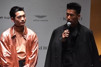 左から竜星涼、小林直己（三代目 J Soul Brothers from EXILE TRIBE）。