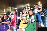 たこやきレインボー「オオサカアイドルフェスティバル2017 in TOKYO」の様子。