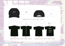 tofubeatsの新作グッズイメージ。
