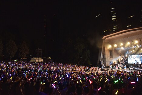 たこやきレインボー「オオサカアイドルフェスティバル2017」の様子。