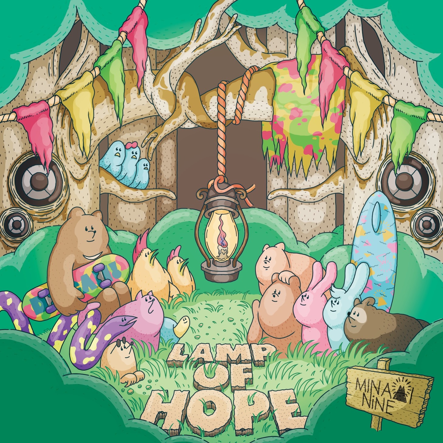 MINAMI NiNE「LAMP OF HOPE」ジャケット