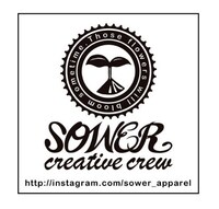 「SOWER apparel」ロゴ
