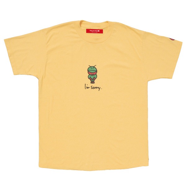 復刻が決まった「御免ライダー」Tシャツ。