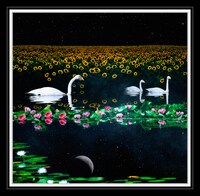 cali≠gari「回想、睡蓮と向日葵」狂信盤ジャケット