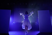 咲良菜緒（チームしゃちほこ）。（Photo by HIROKAZU）