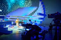 「dTV×FOD MUSIC PROGRAM『LOVE or NOT♪』」第1回収録の様子。