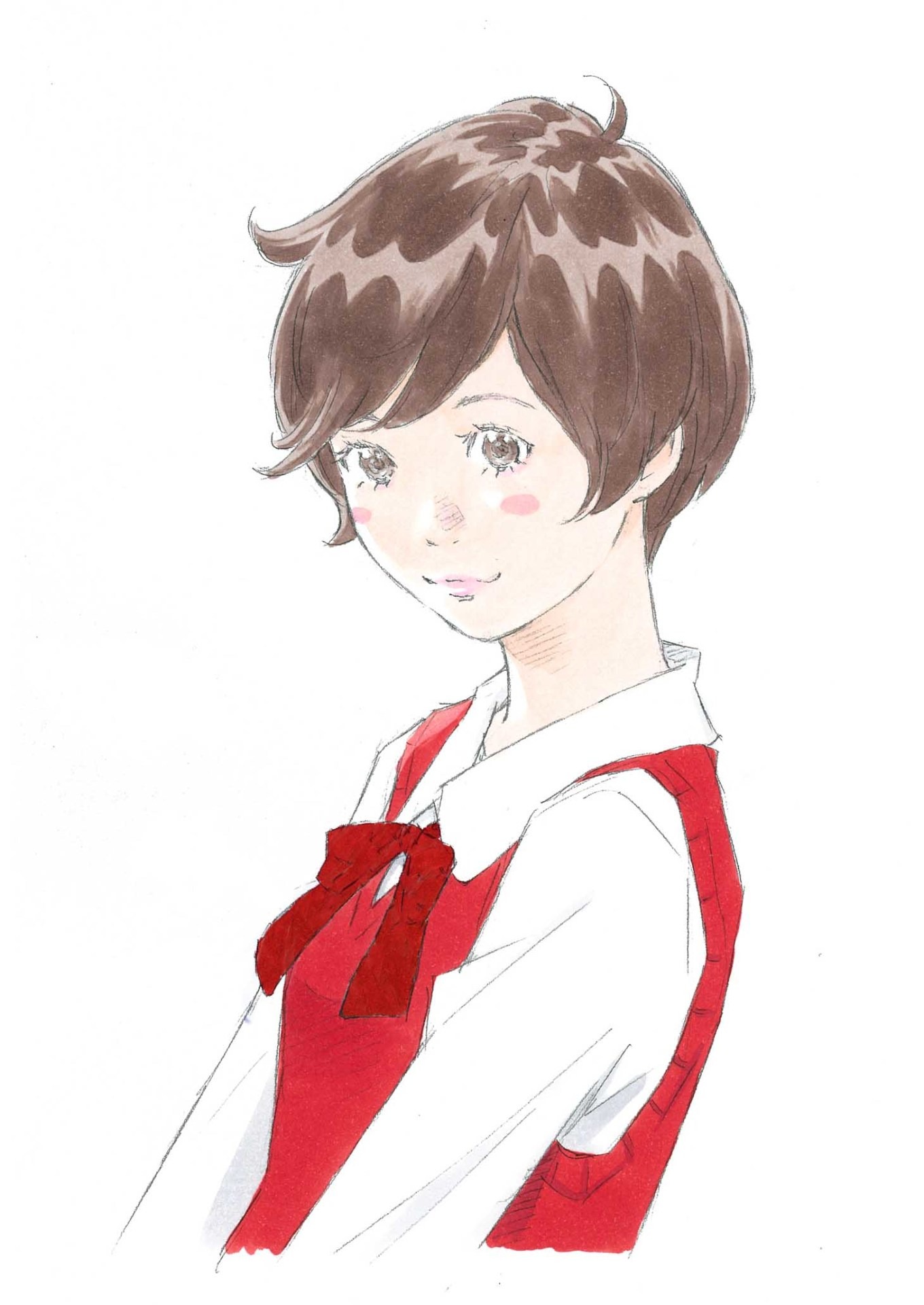 ハイジのキャラクターデザイン。