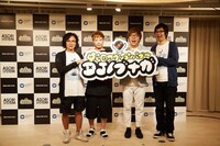 「戦国アクションパズルゲームDJノブナガ」制作発表イベントの様子。