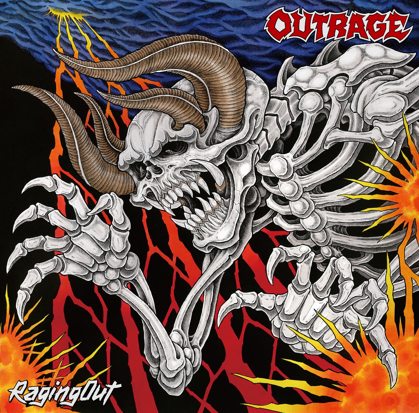 OUTRAGE「Raging Out」ジャケット