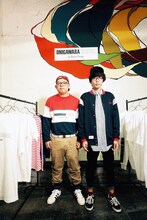 「ONIGAWARA CASUAL by BEAMS DESIGN」の商品を着用したONIGAWARA。