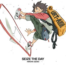 尾崎裕哉「SEIZE THE DAY」初回限定盤ジャケット