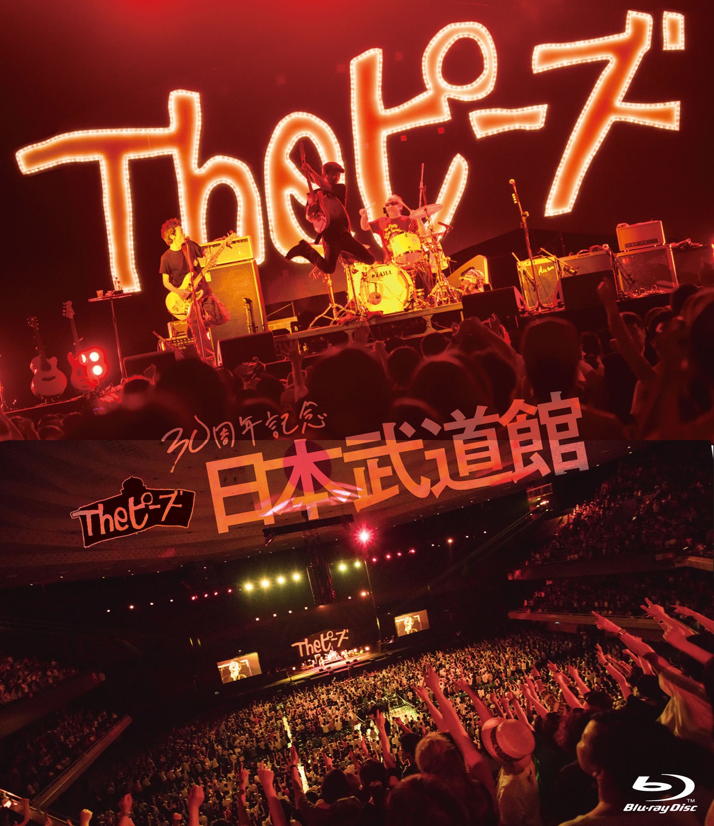 Theピーズ「Theピーズ30周年日本武道館」Blu-ray盤ジャケット