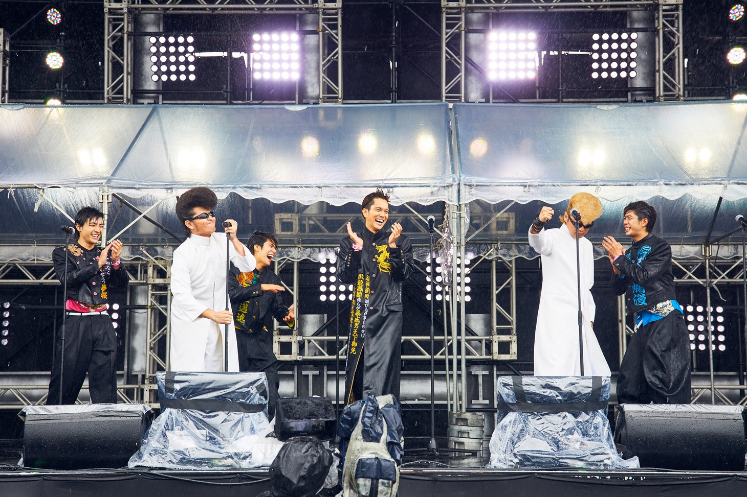 BOYS AND MENと綾小路翔＆早乙女光（氣志團）。（撮影：中野修也）
