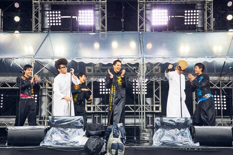 BOYS AND MENと綾小路翔＆早乙女光（氣志團）。（撮影：中野修也）