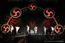 「イナズマロック フェス 2017」EXILE THE SECONDのステージの様子。