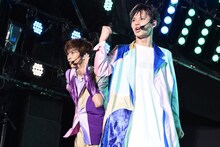 手前からカイ、リョウガ。