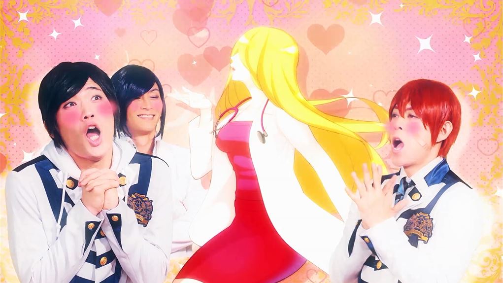 アルスマグナ「チョークスリーパーまり子先生」ミュージックビデオのワンシーン。