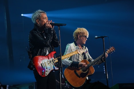 佐野元春とスガシカオ。（撮影：渡邊一生）